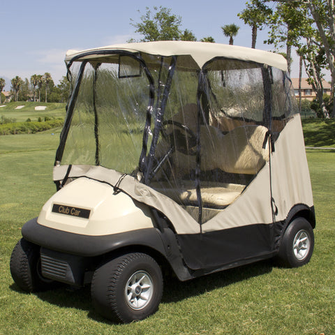 2 Passenger Golf Cart Cover Enclosure Storage Fit EZ Go Club Car Yamaha Cart