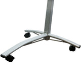 Angle & Height Adjustable Rolling Laptop Desk Cart Over Bed Hospital Table Stand