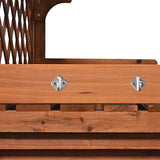 Potting Bench Outdoor Garden Work Bench Station Planting Solid Wood Construction
