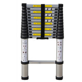 EN131 Std. 12.5Ft Aluminum Telescopic Telescoping Ladder Extension Extend Loft