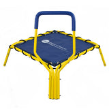 Mini Trampoline 34" Handrail Bar Pad Indoor Kids Child Rebounder Jumper Bouncer
