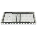 Folding Portable Fish Fillet & Hunting & Cutting Table with Sink Faucet New