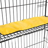 48" Large Chinchilla Cat Rabbit Pet Playpen Wire Cage 2 Door Hammock Crate