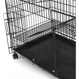 48" Large Chinchilla Cat Rabbit Pet Playpen Wire Cage 2 Door Hammock Crate