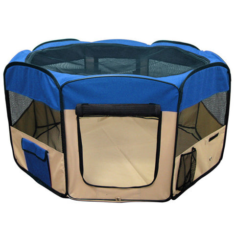 45" Folding Puppy Playpen Easy Storage