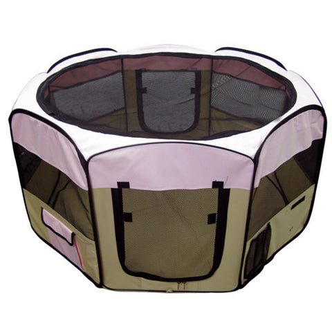 45" Folding Puppy Playpen Easy Storage