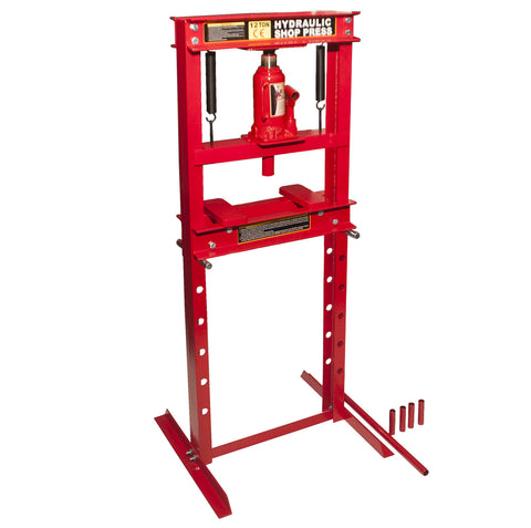 12 Ton Hydraulic Shop Press Heavy Duty Floor Metal Shop Press