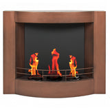Fireplace Gel Fuel Wall Mount Fire Place Oil Rubbed Bronze Finish Jel Fuel