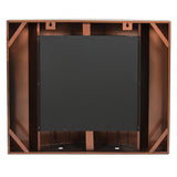 Fireplace Gel Fuel Wall Mount Fire Place Oil Rubbed Bronze Finish Jel Fuel