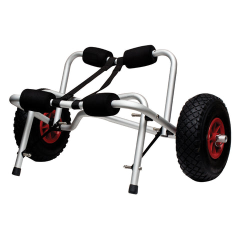 Boat Kayak Canoe Carrier Dolly Trailer Tote Trolley Transport Cart Wheel
