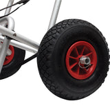 Boat Kayak Canoe Carrier Dolly Trailer Tote Trolley Transport Cart Wheel