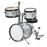 12" Kids Beginners 3pc Drum Set Complete w/ Throne Cymbal