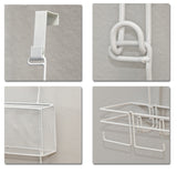 Over the Door White Jewelry Organizer Hanging Bedroom Organizer Jewelry Holder