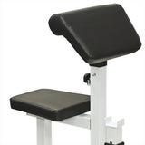 Preacher Curl Weight Bench Seated Preacher Isolated Curl Dumbbell Biceps