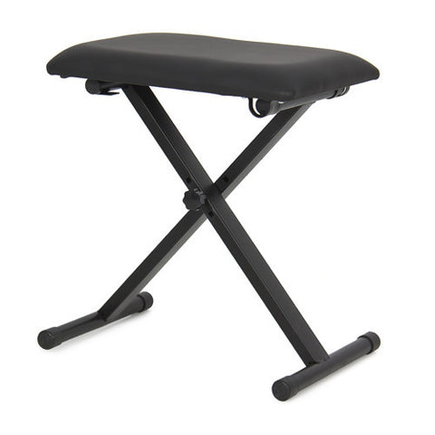 Piano Bench Adjustable Folding Bench Black Leather Piano Seat Bench New