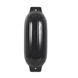 4 Ribbed Marine 8.5" X 27" Boat Fender Black Vinyl Bumper Dock Shield Protection
