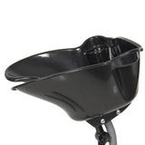 Portable Height Adjustable Shampoo Basin Hair Treatment Bowl Salon Tool Black