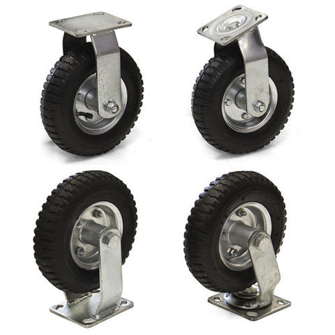 8" Heavy Duty Air Tire Caster Wheels
