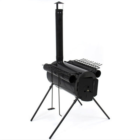 Portable Military Steel Camping Wood Stove