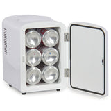 Portable Mini Fridge Cooler and Warmer Auto Car Boat Home Office AC & DC White