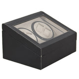 Watch Winder 4 + 6 Leather Storage Display Case Box Automatic Rotation