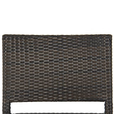 Outdoor Wicker Barstool All Weather Brown Patio Furniture New Bar Stools