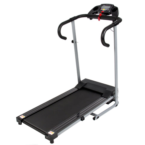 Black 500W Portable Folding Electric Motorized Treadmill Running Machine