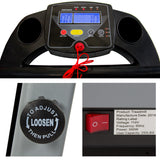 Black 500W Portable Folding Electric Motorized Treadmill Running Machine