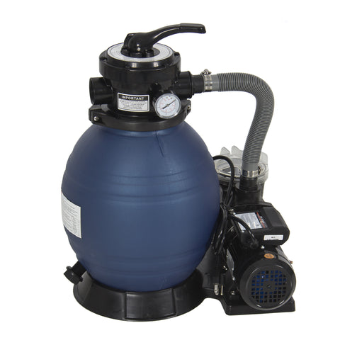 Pro 2400GPH 13" Sand Filter Above Ground Swimming Pool Pump 10000GAL