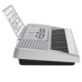 New Silver 61 Key Electronic Music Keyboard, Electric Piano Organ