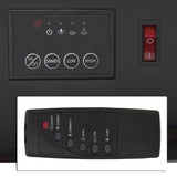 Electric 1500W Wall Mount Fireplace with Adjustable Heating