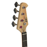 Black Electric Bass Guitar Including Strap, Guitar Case, Amp Cord and More