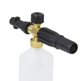 Pro High Pressure Adjustable Snow Foam Lance Washer Soap w/ Bottle Car Wash Gun