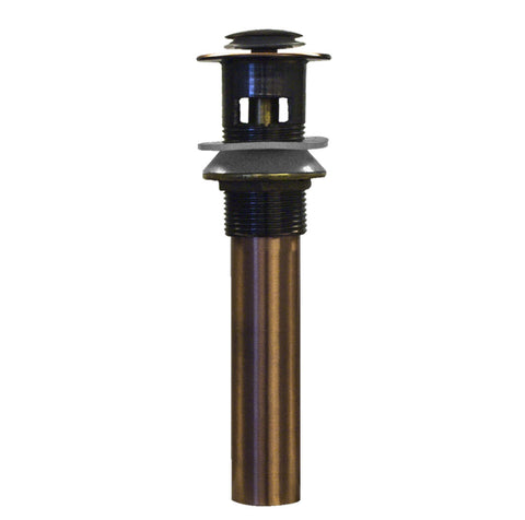 W/ OVERFLOW COPPER 1 1/2" VESSEL SINK POP UP DRAIN