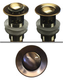 W/ OVERFLOW COPPER 1 1/2" VESSEL SINK POP UP DRAIN