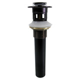 Pop Up Drain 1 1/2" With Overflow Vessel Sink Oil Rubbed Bronze Finish