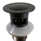 Pop Up Drain 1 1/2" With Overflow Vessel Sink Oil Rubbed Bronze Finish