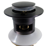 Pop Up Drain 1 1/2" With Overflow Vessel Sink Oil Rubbed Bronze Finish