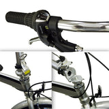 Folding Bike 20" Shimano 6 Speed Bike Fold Storage Silver College School Sports