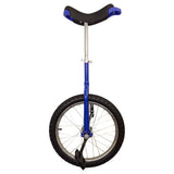 Unicycle 16" Blue Chrome Unicycles Wheel Cycling Outdoor Sports Fitness