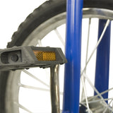 Unicycle 16" Blue Chrome Unicycles Wheel Cycling Outdoor Sports Fitness