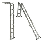 Multi Purpose Aluminum Ladder Folding Step Ladder Scaffold Extendable Heavy Duty