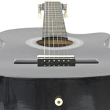 Electric Acoustic Guitar With Guitar Case, Strap, Tuner