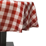 Tablecloths 60" Pack of (10) Checkered  Round Seamless Heavy Woven Table Cloths