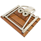 Folding Shower Seat Bench Wall Mount Solid Wood Construction Bath Seat
