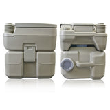 Portable Toilet 5 Gallon Dual Spray Jets Travel Outdoor Camping Hiking Toilet