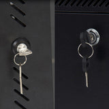 9U IT Wall Mount Network Server Cabinet Rack Built-In Fan Locking Lock & Key