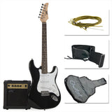Full Size Electric Guitar + 10 Watt Amp + Gig Bag Case + Guitar Strap Beginners