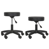 Salon Stool Hydraulic Tattoo Massage Facial Spa Stool Chair Black