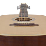 Acoustic Guitar 41" Full Size Natural Includes Guitar Case, Strap and More
